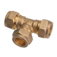 Conex 15 Mm Kompression T-Stykke - Til Pex Og Kobber