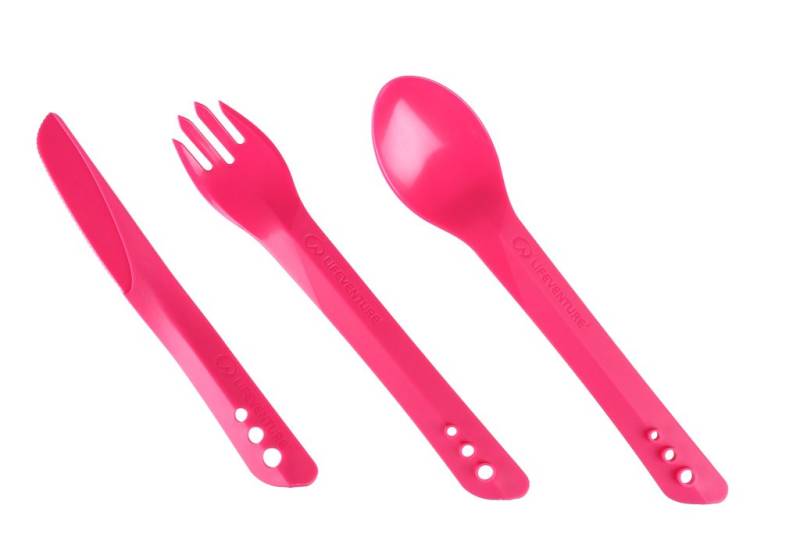 Lifeventure Camping Bestik Pink
