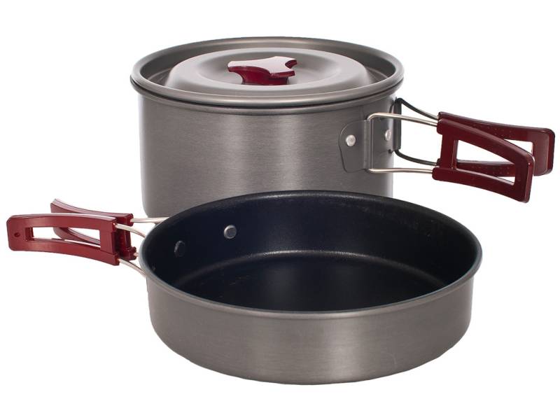 Trespass Reheat - Grydesæt - Slip-Let Belægning - 1 + 2 Liter