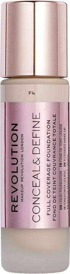 Revolution Makeup Conceal & Define Foundation F4 23 Ml