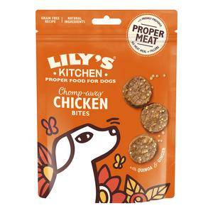 Lilyâ´s Kitchen Hundesnack, Chomp-Away Chicken Bites - 70g.