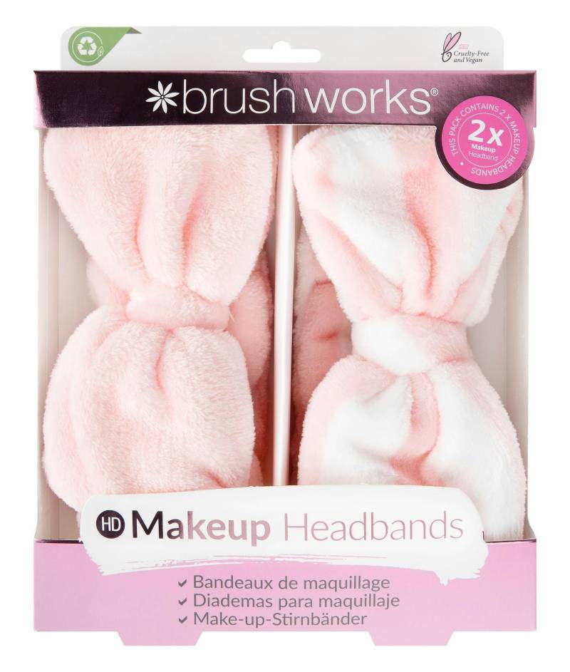 Brushworks Makeup Headbands 2 Stk