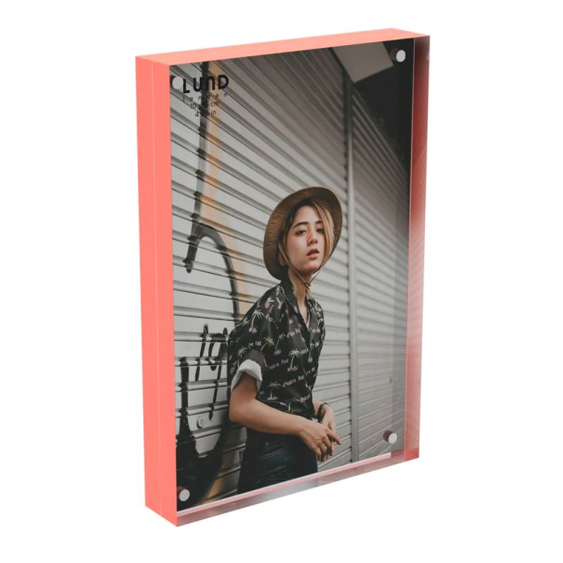 Fotoramme "coral" 10x15 Cm. - Plexiglas (magnetisk) - Lund London