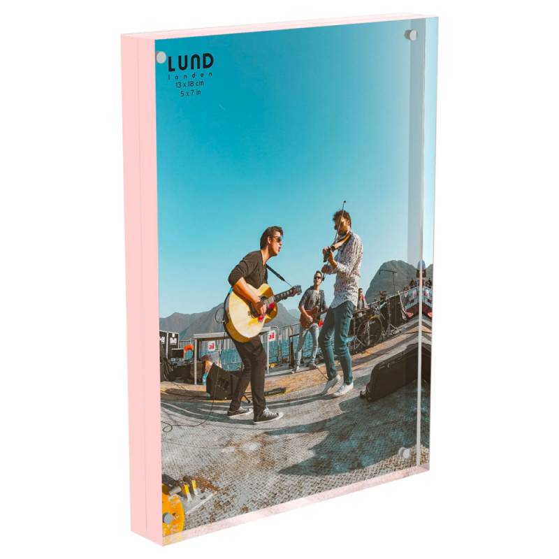 Fotoramme "pink" 13x18 Cm. - Plexiglas (magnetisk) - Lund London