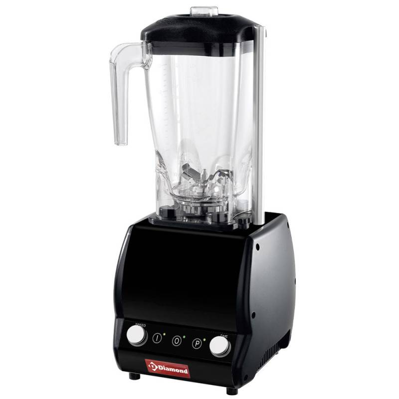 Professionel Blender, Firkantet Glas 2 Liter, Med Timer - Hastighedsvariator - Diamond