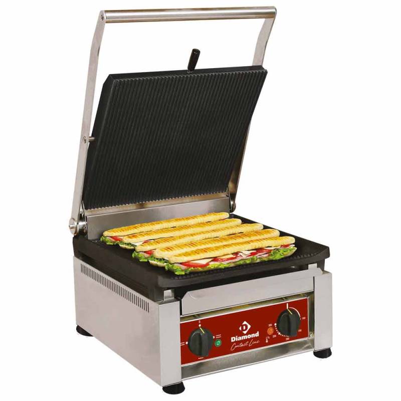 Kontaktgrill, Emaljerede Plader - Diamond