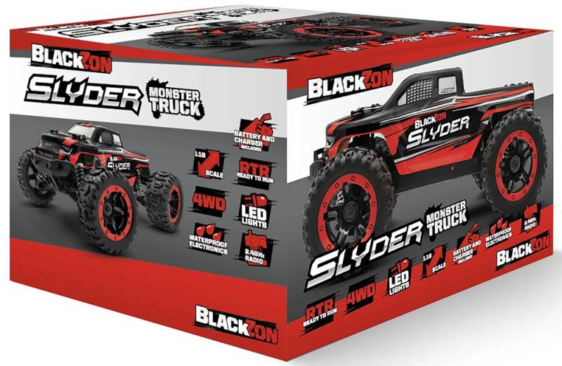 Fjernstyret Slyder Monster Truck - Bog & Idé