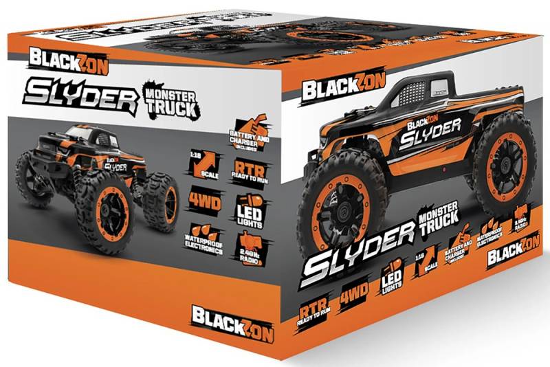 Fjernstyret Slyder Monster Truck - Bog & Idé