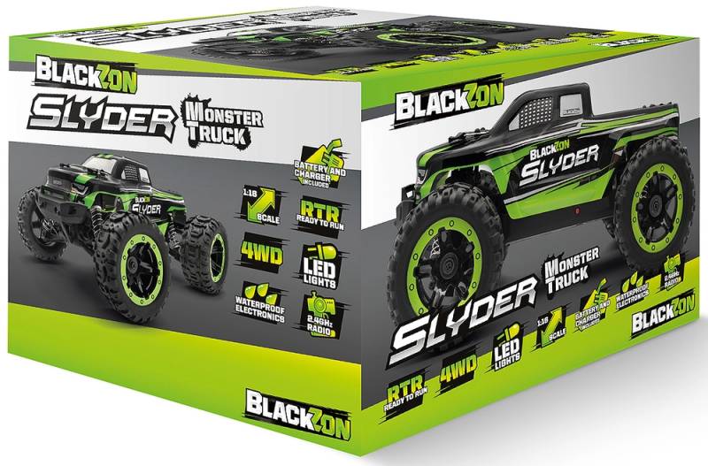 Fjernstyret Slyder Monster Truck - Bog & Idé