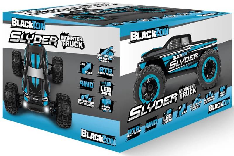 Fjernstyret Slyder Monster Truck - Bog & Idé