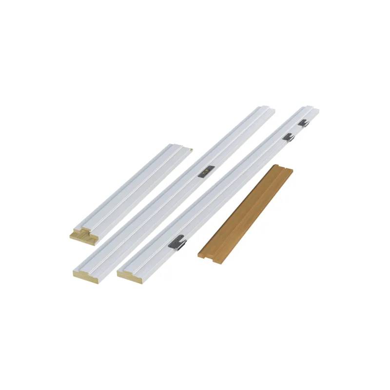 Swedoor Karm 128mm 886x2089 V M/Bund Fyr Hvid Bd30/35db M