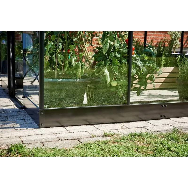 Halls Fundament Qube 610 6,4 Mâ² Sort Til Drivhus