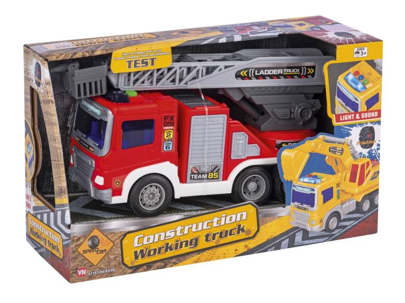 Speed Truck Med Lys & Lyd Ass - Bog & Idé
