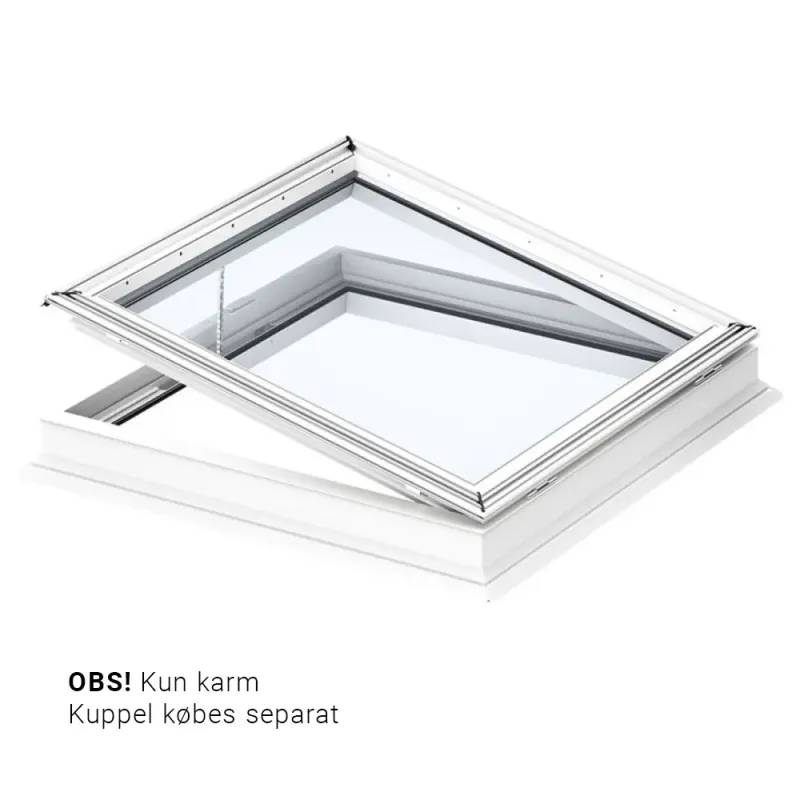 Velux Integra Elektrisk  Karm 90x90cm Kun Til Akryltop Isd 0000  Cvp 090090 0673qv