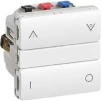 Ihc Wireless, Fuga Rel Kombi Allround Med Trykknapper (ogs Til Cfl Eller Led Prer), 1 Modul, Hvid - Lauritz Knudsen