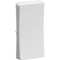 Lk Fuga - Halvtangent Til 16a 1-Polet Med Halvmodul Lampe, Krone Eller Dobbelt Korrespondance Afbryder, 1 Modul, Lysegr - Lauritz Knudsen