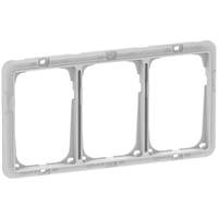 Lk Fuga - Teknisk Monteringsramme Til Vandret Tripel Design Ramme, 3x1 Modul, Gr - Lauritz Knudsen