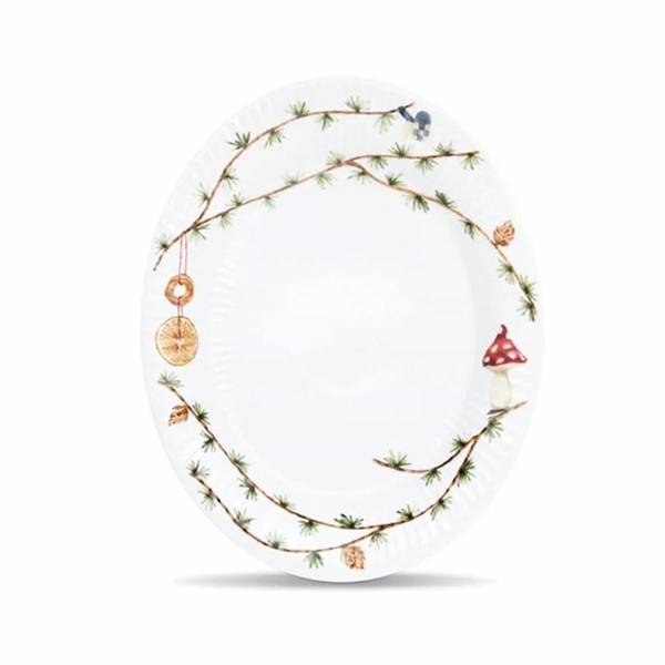 Kähler Hammershøi Christmas Ovalt Bordfad 28,5*22,5 Cm