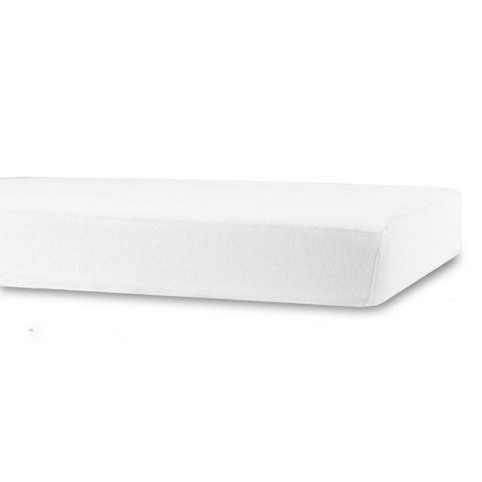 Lagen Til Barnevogn - 36x98 Cm - Hvidt Stræklagen - 100% Bomuld - Faconlagen Til Barnevognsmadras - Nordstrand Home