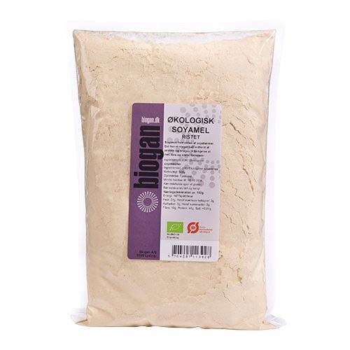 Sojamel Ristet   økologisk  - 500 Gram - Biogan