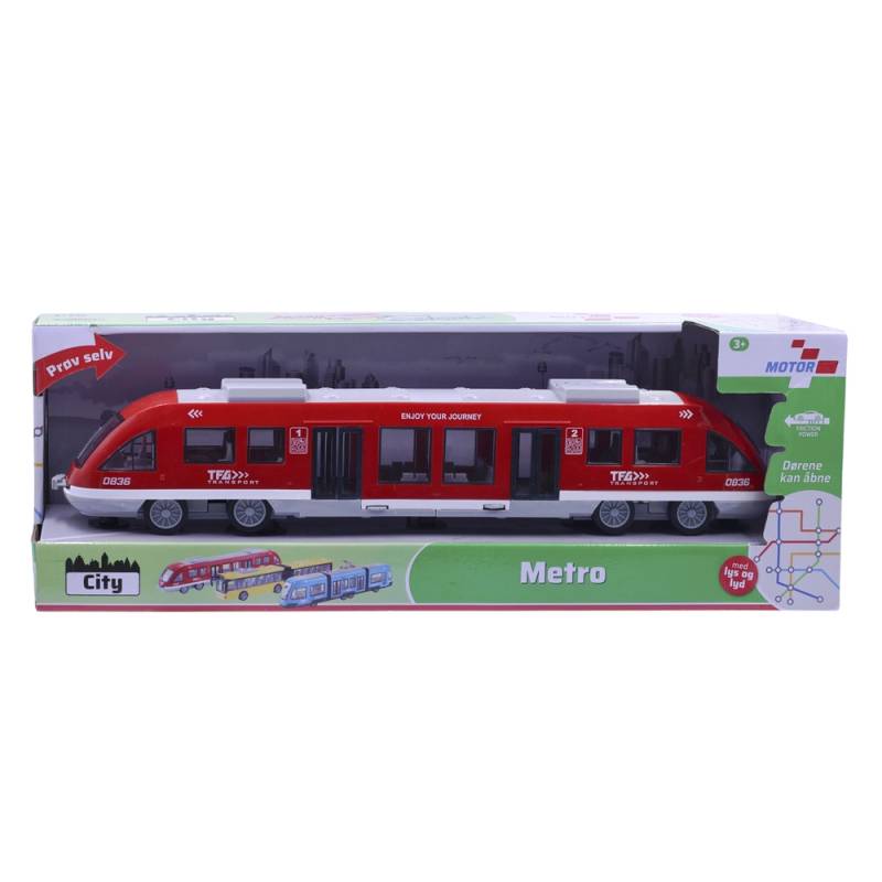 Metro Med Lys Og Lyd 45 Cm - Bog & Idé