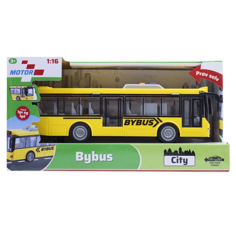 Bybus Med Lys Og Lyd 28,5 Cm - Bog & Idé