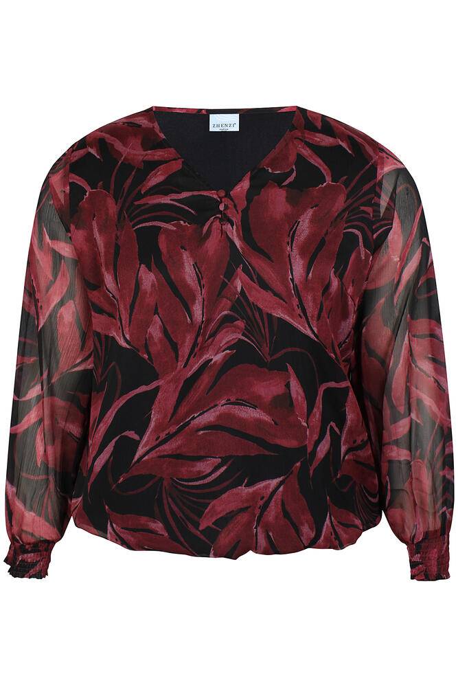 Bluse - Seya - Bordeaux - Zhenzi