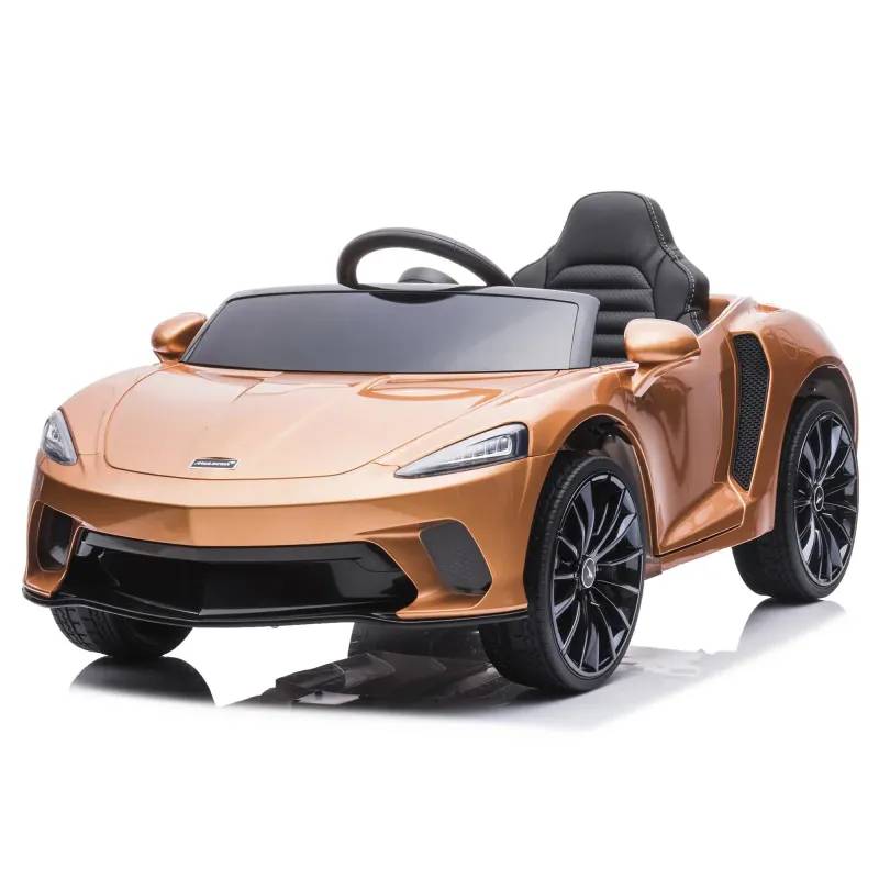 Elbil Mclaren Gt 12v7 Ah , Eva Hjul, Lædersæde Spraymalet Kobber Nordic Play Speed