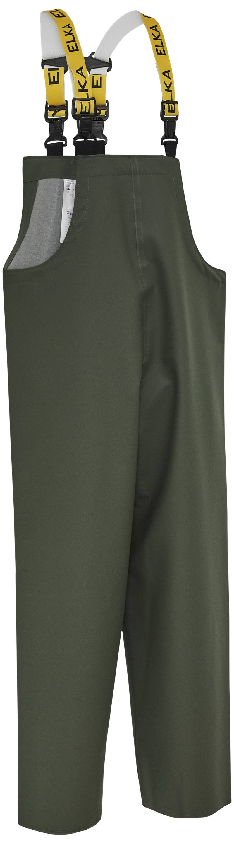 Overalls M/Seler Kraftig Pvc 177301 Oliven Str. S - Elka