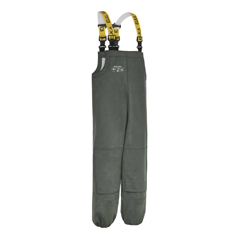 Elka Pro Overall M/ Lommer Til Knæpuder - Oliven - 2xl