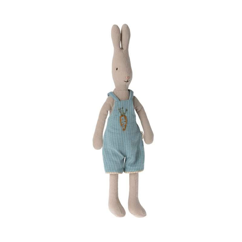 Maileg Kanin - Str. 2 - Lys - Overalls