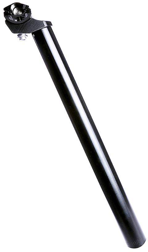 Bikepartner Sadelpind Alu 27.2x400mm - Vægt 330g - Sort