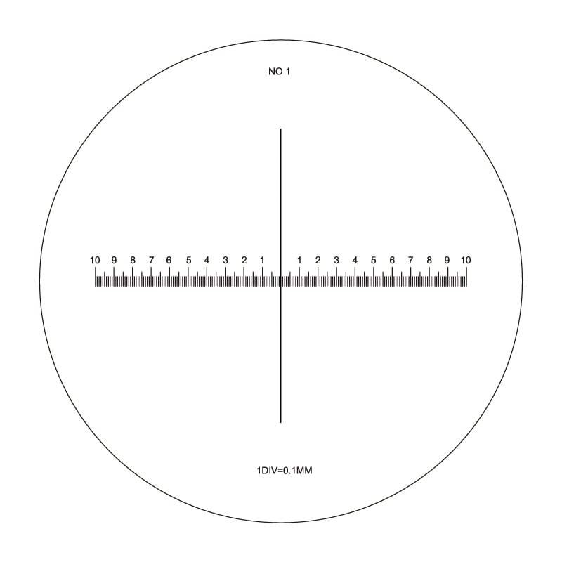Skala Nr. 1 Til Målelup 10x Forstørrelse (art. 15405226) - Diesella