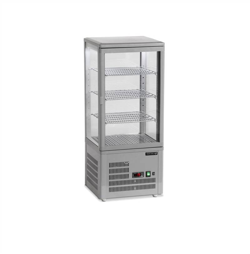 Display-Kølemontre, Bordmodel - 80 Liter - Upd80-Grey - Tefcold