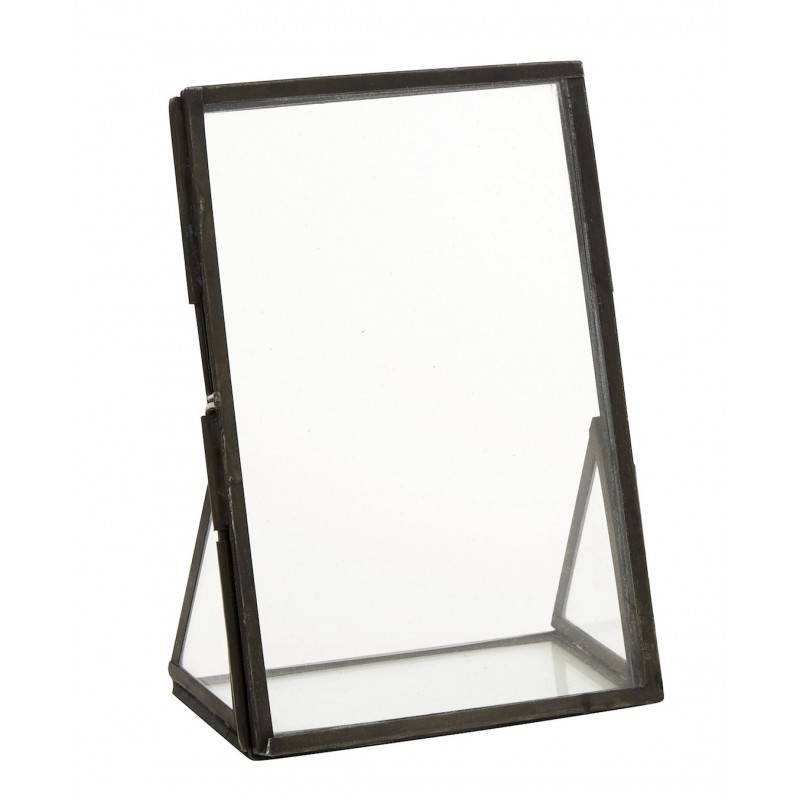Fotoramme M/ Skrå Sider I Glas - Nordal - Fotomål: 15x10 - 2. Sortering