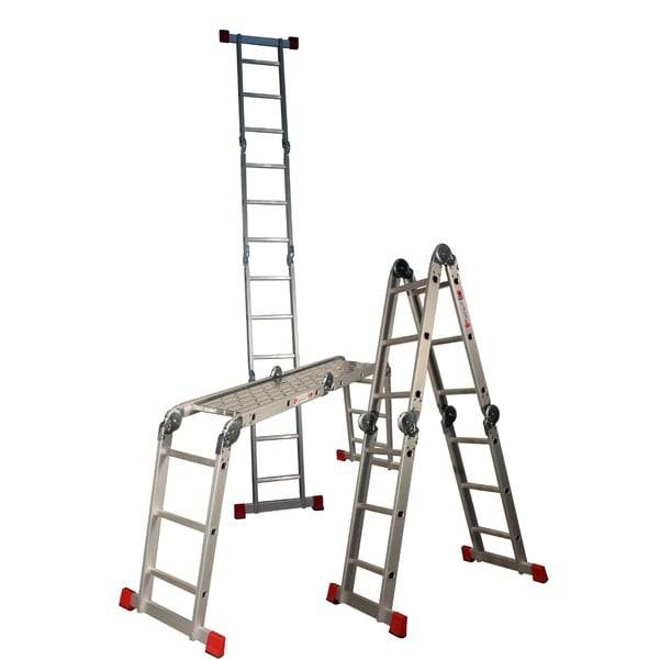 Jumbo Universalstige Med Platform, 4+3 Trin / 3,6 Meter - Jumbo Stillads