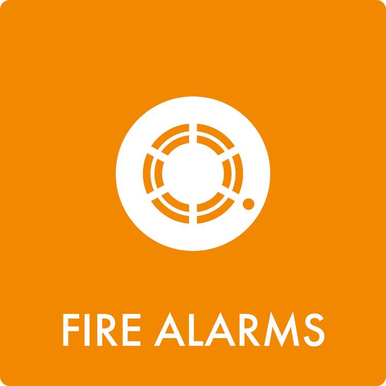 Fire Alarms Hitac Vinyl 120 X 120 Mm - Jo Safety
