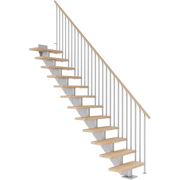 Dolle Hamburg Ligeløb Pearl Grey-Classic Iii-Olieret Bøg-85-11 - Lodret Højde Op Til 258 Cm