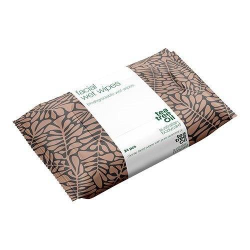 Renseservietter Til Ansigtet 24 Stk. â€” Ansigtsservietter Til Hudtyper, Der Spænder Fra Sensitiv Til Fedtet, Samt Til At Fjerne Makeup - 1 Stk. - Australian Bodycare