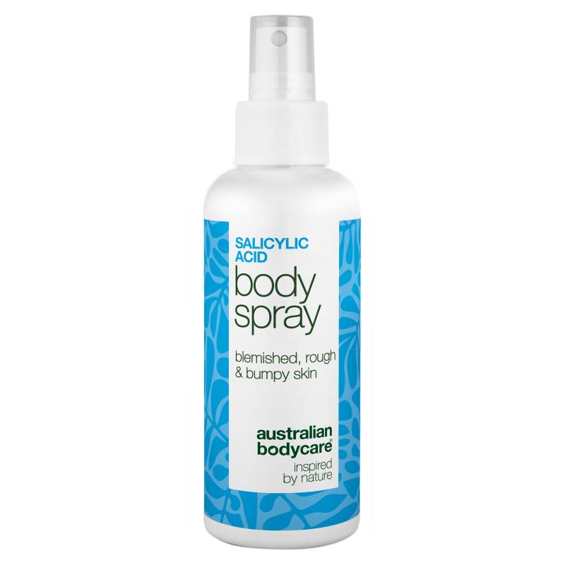 Salicylsyre Spray Mod Bumser Og Uren Hud På Kroppen â€” Salicylsyre Spray Mod Bumser Og Uren Hud. Indeholder Salicylsyre Og Glycolic Acid, Der Renser Porer Og Giver Smuk Hud. - 1 Stk. - Australian Bodycare