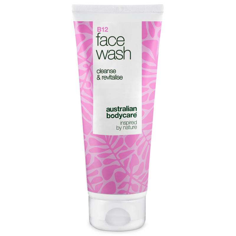 B12 Face Wash  -  Daglig Ansigtsrens Mod Snavs Og Urenheder â€” Effektiv B12 Ansigtsvask, Der Fjerner Makeup Og Urenheder. Få En Ren Og Velplejet Hud Med Naturlig Glød. - 3 Stk. - Australian Bodycare