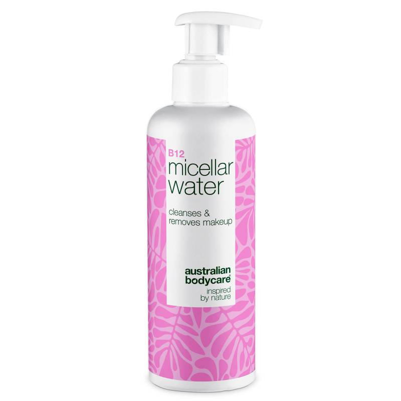 Micellar Water  -  Fjerner Makeup Og Beroliger Sart, Tør Hud â€” Micellar Water Fjerner Makeup Og Rødme. Velegnet Til Sensitiv Hud. Indeholder B12, Niacinamid Og Fugtgivende Glycerin. - 3 Stk. - Australian Bodycare