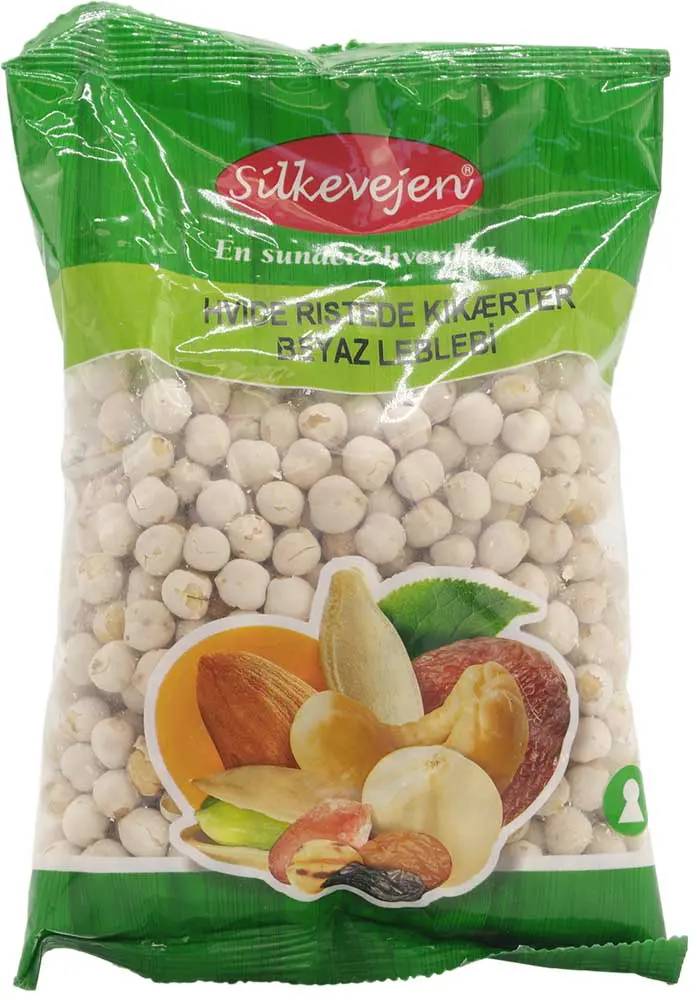 Silkevejen Hvide Ristede Kikærter 250 G