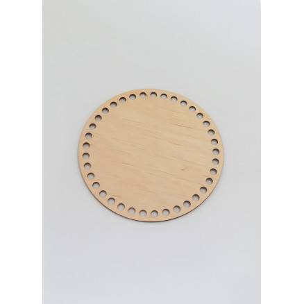 Taskebund/Kurvebund Træ ø17cm - Diverse