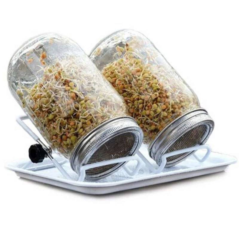 Mason Pot Seedling Set, 2x0,5l M. Holder - Sunflux