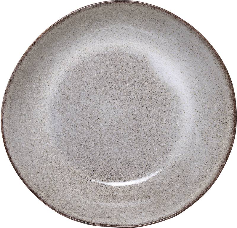 Skål Bloomingville Sandrine Håndlavet Stentøj Grå ø22 Cm 900 Ml Serveringsskål Mikroovn- Og Opvaskemaskinesikker