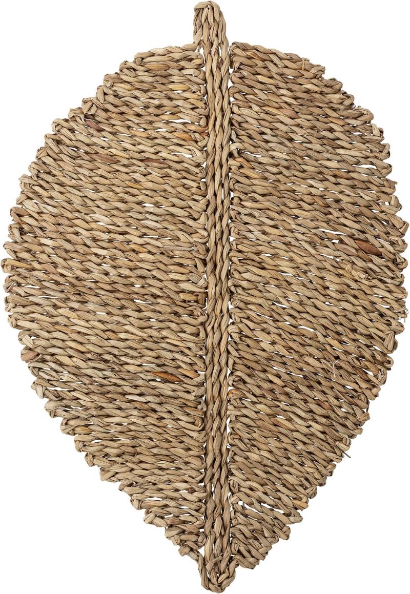Dækkeserviet Bloomingville Isla I Søgræs Bladformet 50x34 Cm Natur