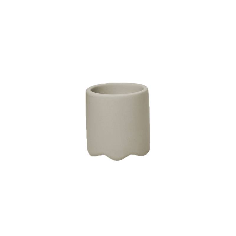 Keramik Holder Til Vatpinde Beige - Naga