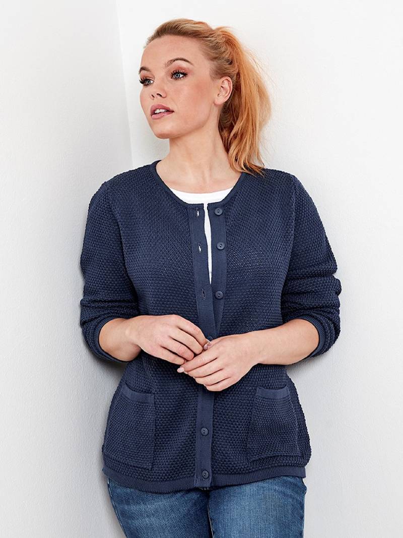 Skovhuus Kvinde Isabella Cardigan Marine Blue Xxl