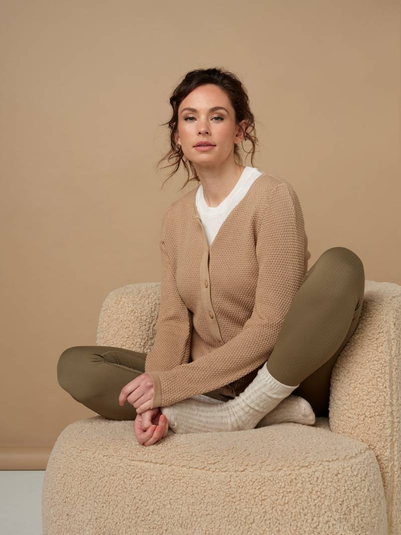 Skovhuus Kvinde Isabella Cardigan Camel Beige S